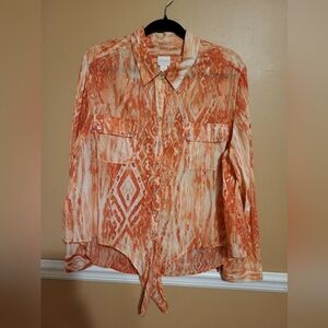 Chico's size 3 button down